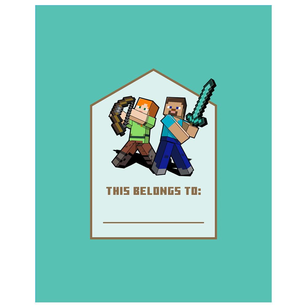 Minecraft 暗闇で光る鍵付きノート