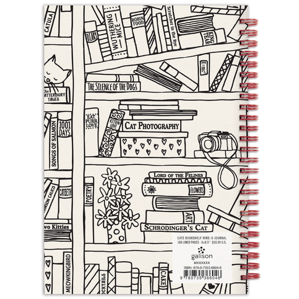本棚の猫 A5ジャーナル