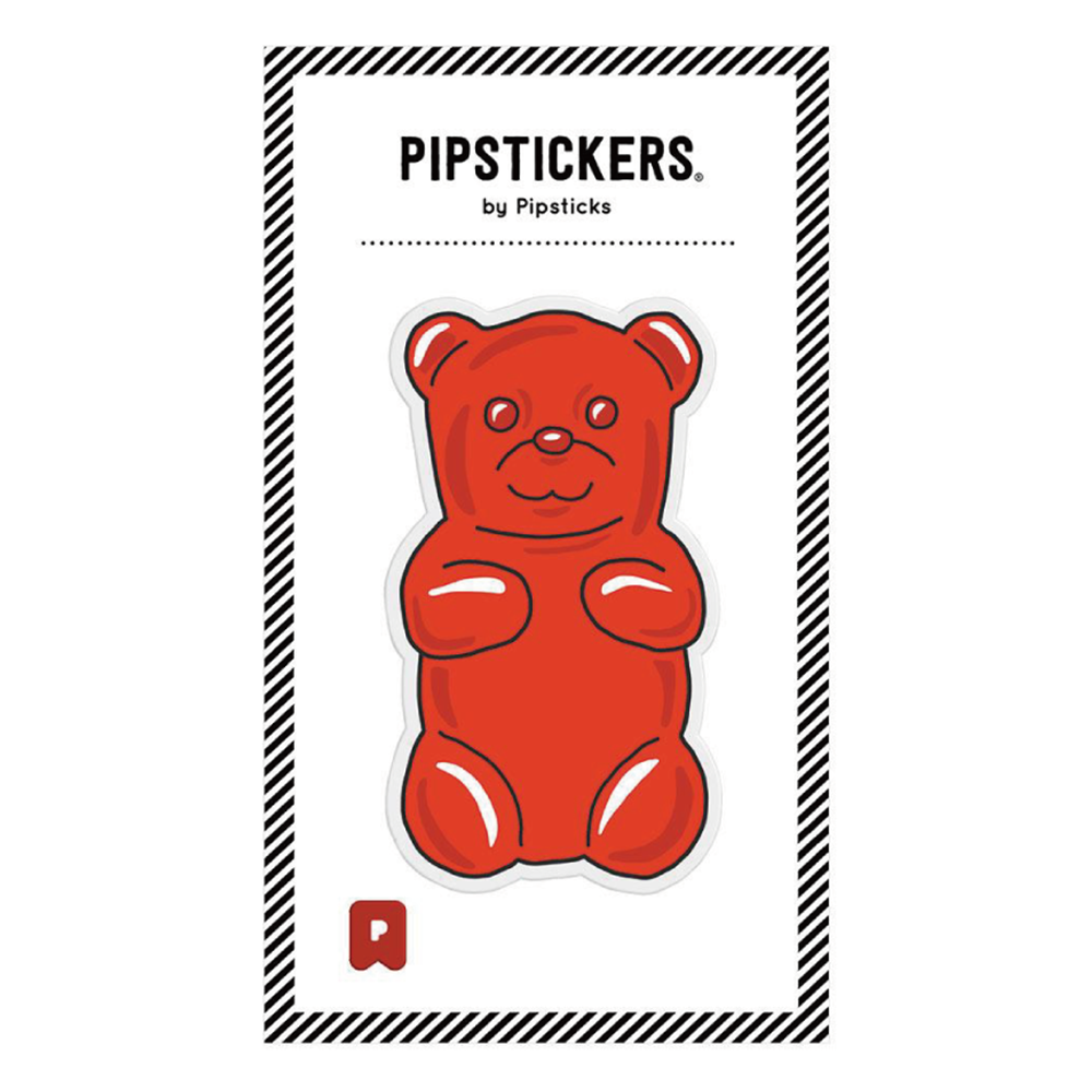 大きなふわふわのグミベア ステッカーセット