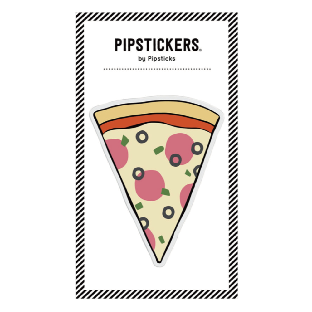 大きなふわふわのピザ ステッカー