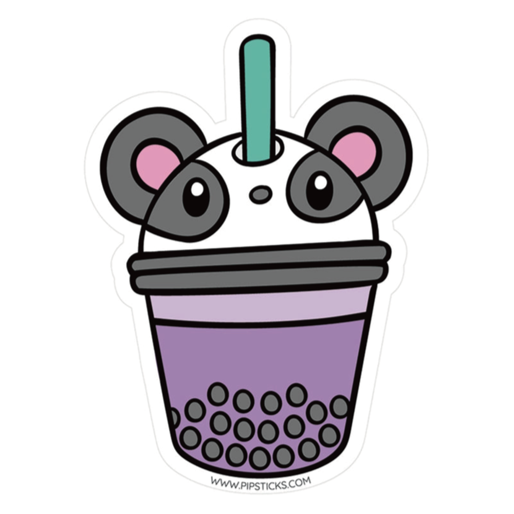 パンダ型タンブラー ステッカー