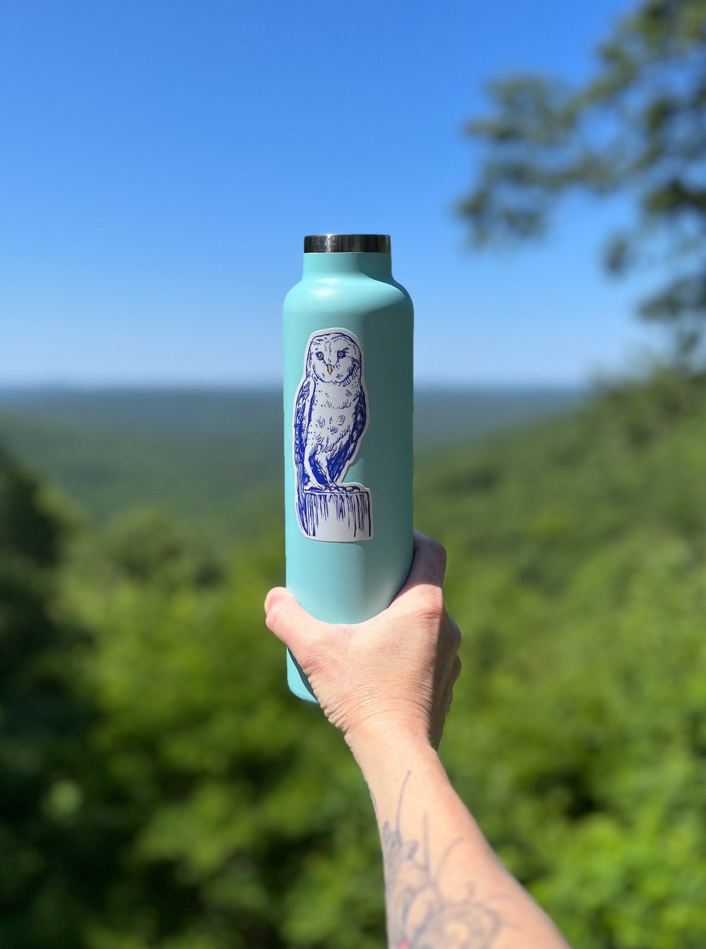 Blackbird Letterpress フクロウ ステッカー