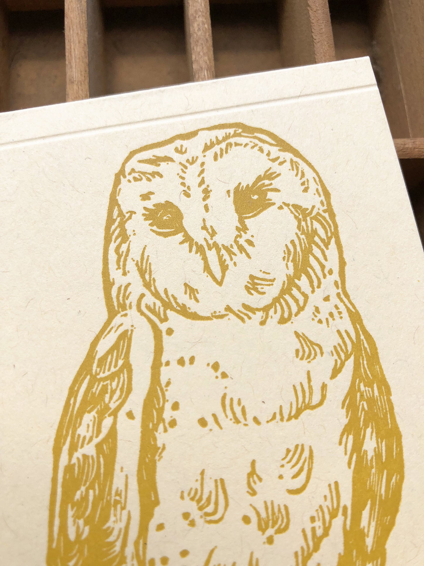 Blackbird Letterpress フクロウ ジョッターメモ