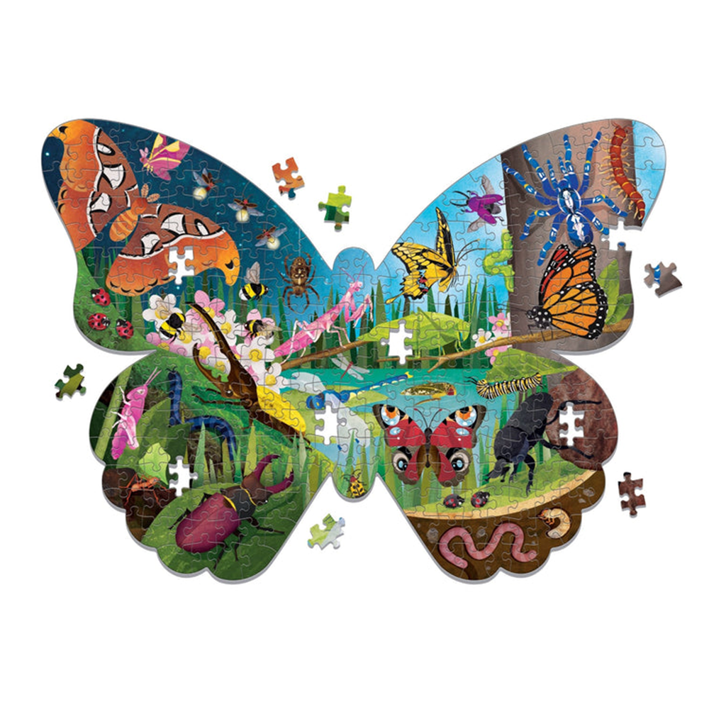 バグズ&バタフライ 300ピース・シェイプド・シーン・パズル