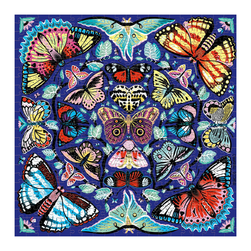 蝶々の万華鏡 500ピースパズル