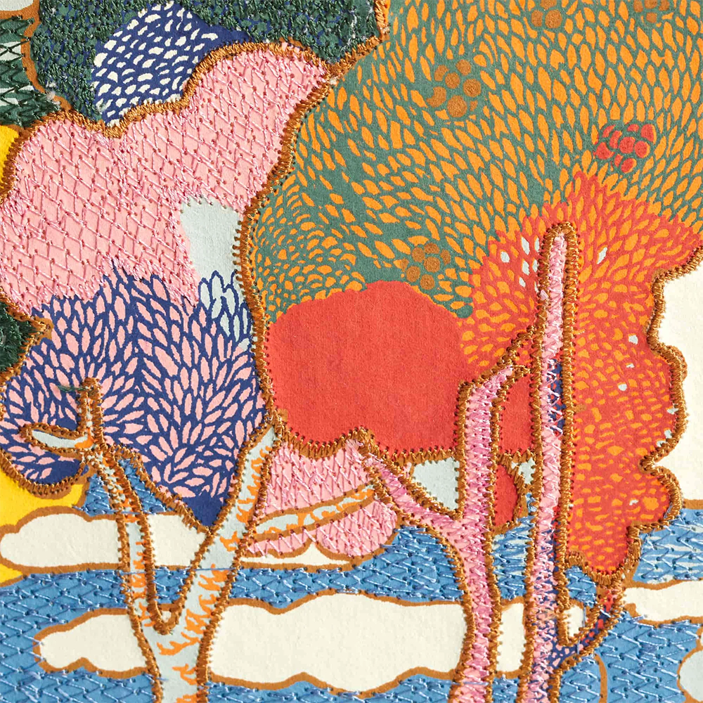 リバティ プロスペクト・ロード ハンドメイド刺繍B5ノート