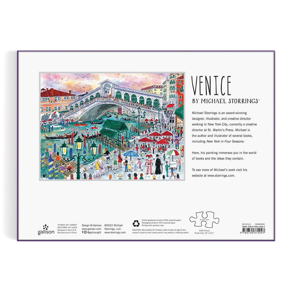 Michael Storrings Venice 1500 Piece Puzzle