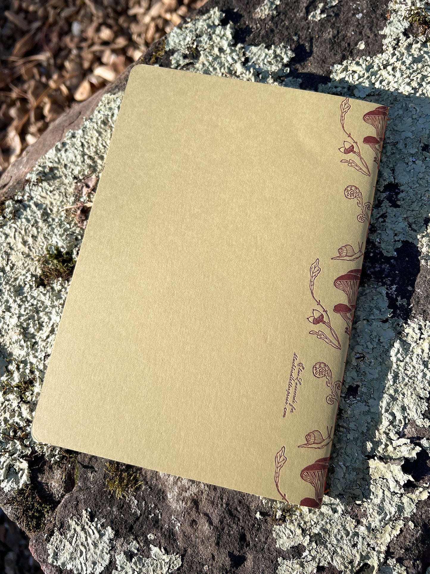 Blackbird Letter Press マッシュルーム ノートブック X-Large