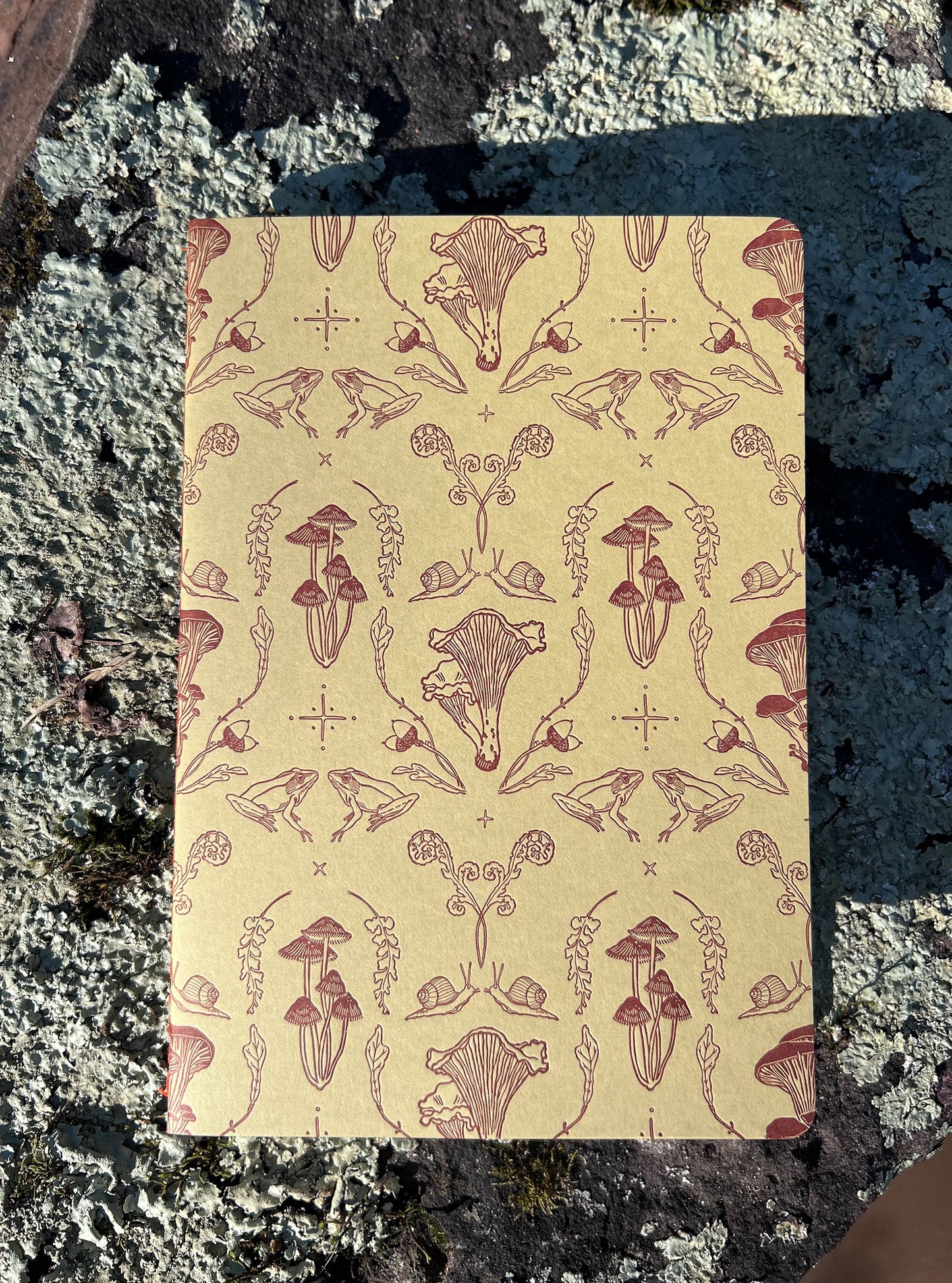 Blackbird Letter Press マッシュルーム ノートブック X-Large