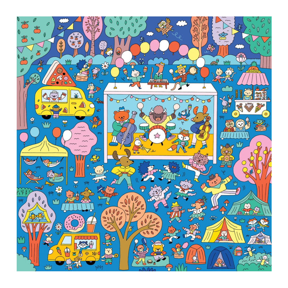 ミュージック・フェスティバル 500ピース・サーチ&ファインド・ファミリーパズル