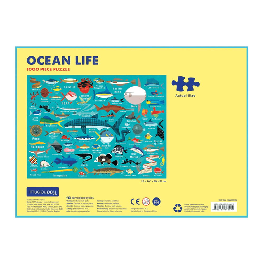 オーシャン・ライフ 1000ピース・ファミリー・パズル