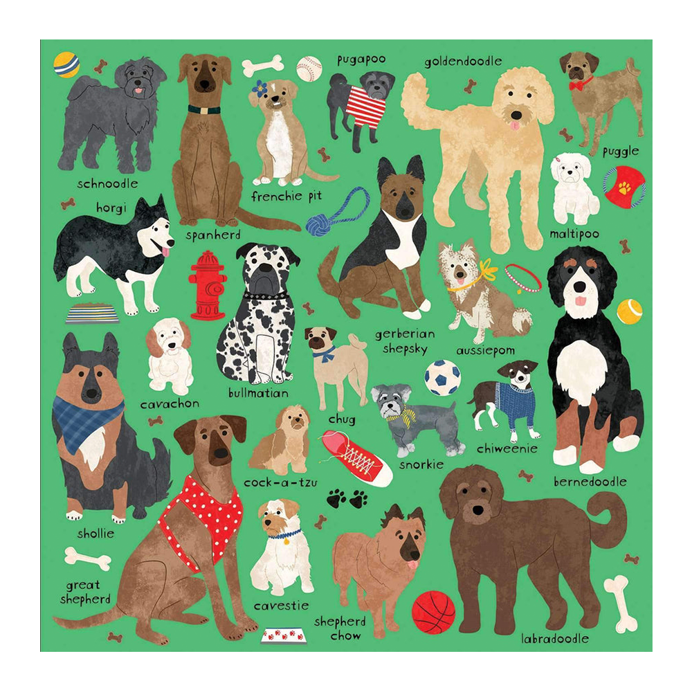 Doodle Dog And Other Mixed Breeds 500 Piece Family Puzzle