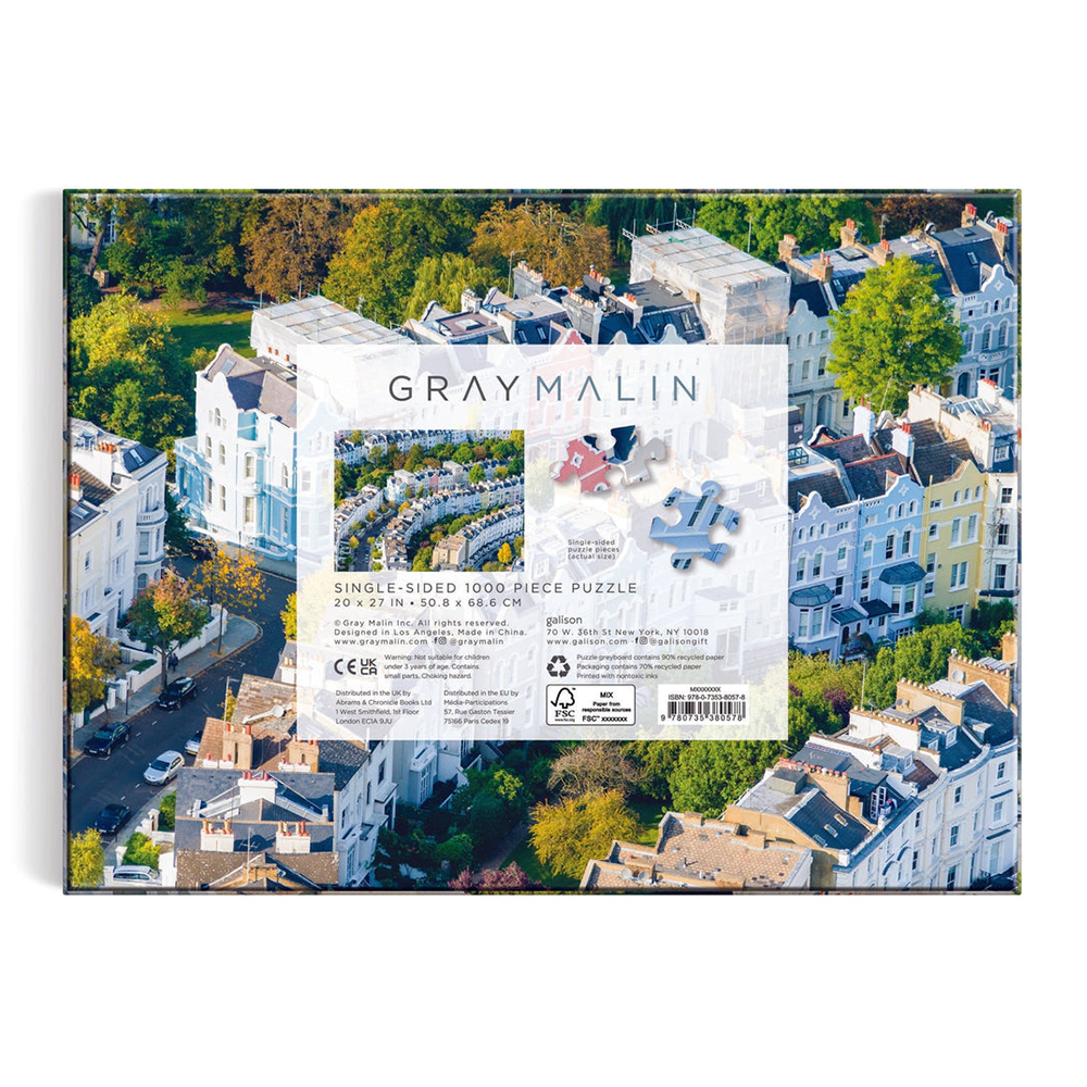Gray Malin 1000 Piece Puzzle Notting Hill
